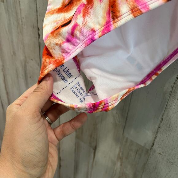 New Salt + Cove Juniors Dye For You High-Waist Bikini Bottoms Small - Multicolor - Picture 3 of 5